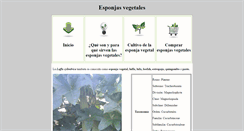 Desktop Screenshot of esponjasvegetales.com